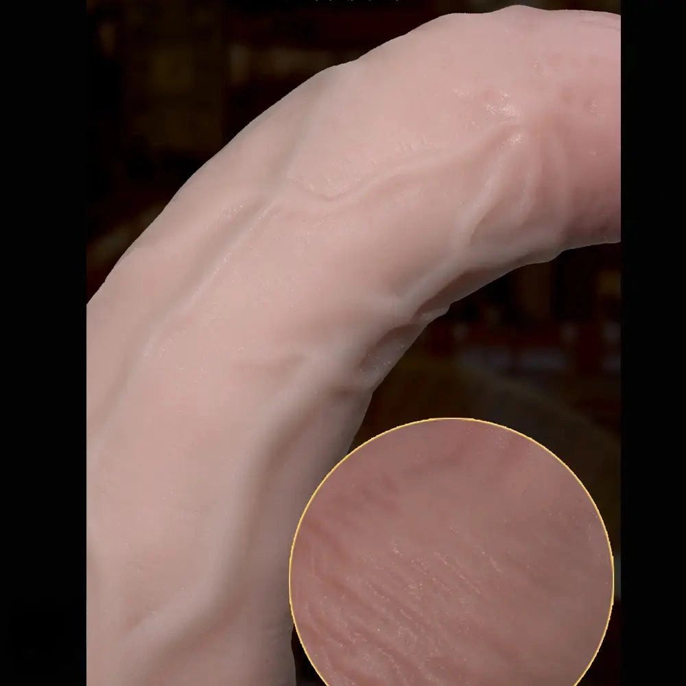 Big Realistic Silicone Dildo 8 In - Extra Long Silicone Dildo