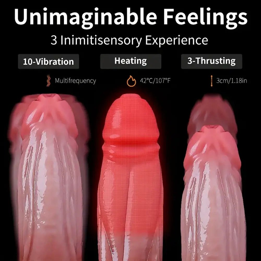 Big Realistic Silicone Dildo 9.45in - Large Silicone Dildo
