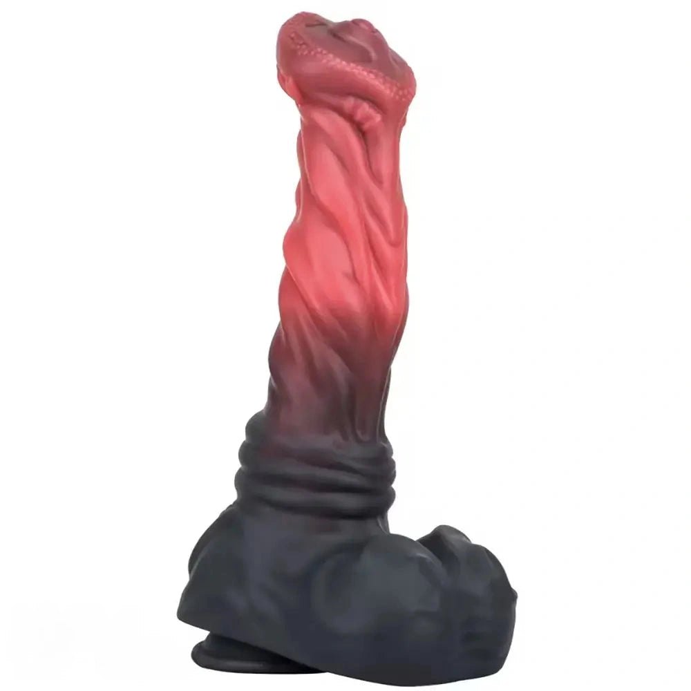Big Ridged Animal Dildo - Silicone Animal Creature Dildo