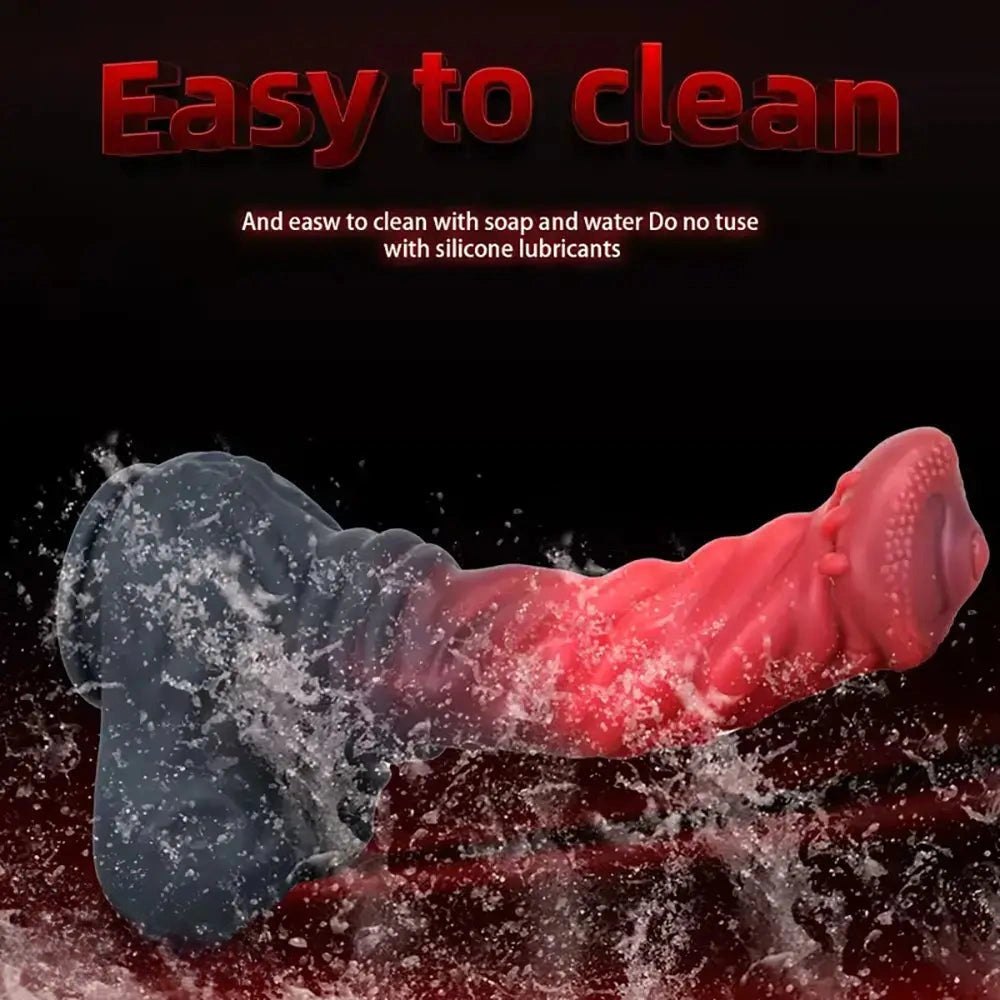 Big Ridged Animal Dildo - Silicone Animal Creature Dildo