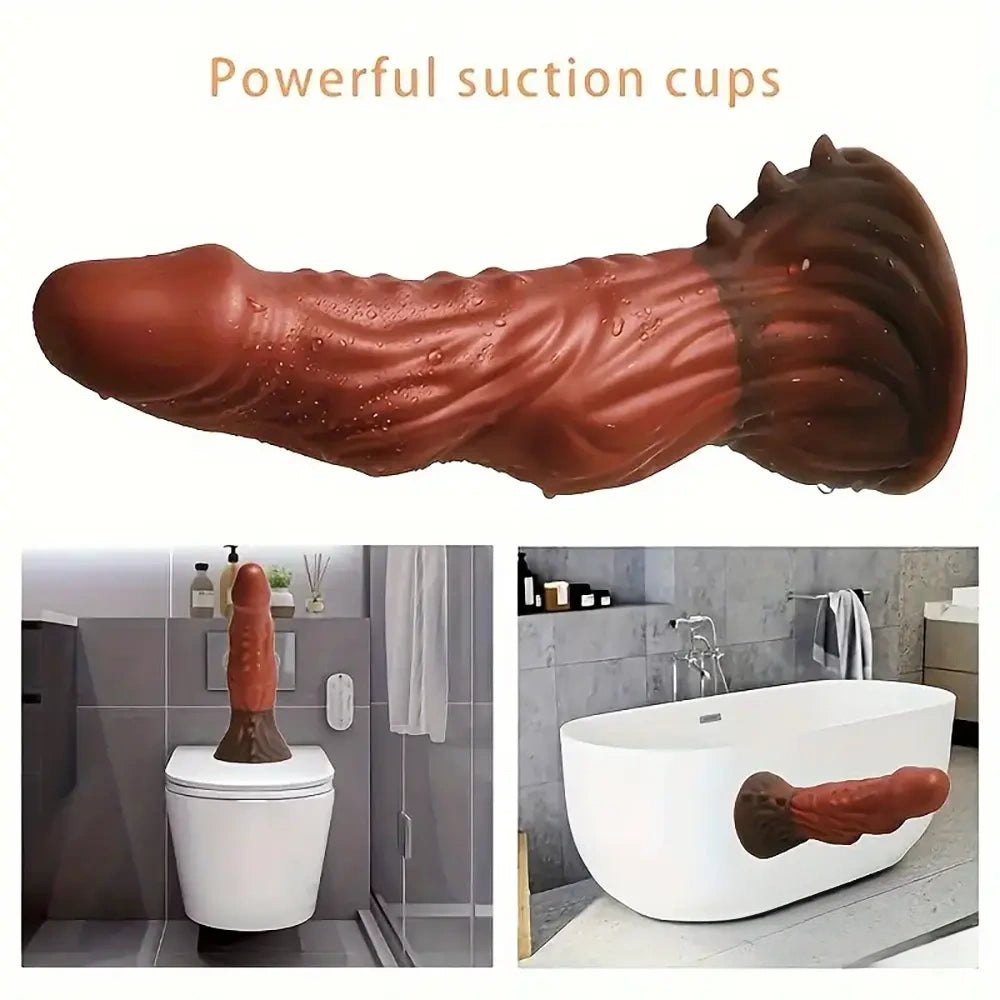 Big Silicone Dildo 8 in - Huge Silicone Dildo