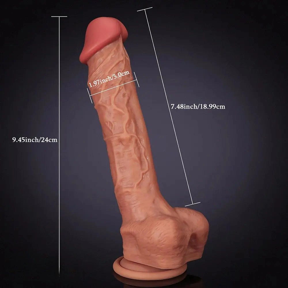 Big Skin Tone Realistic Dildo - Extra Big Dildo