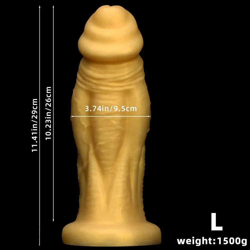 Big Suction Cup Silicone Dildo - Large Realistic Dildo