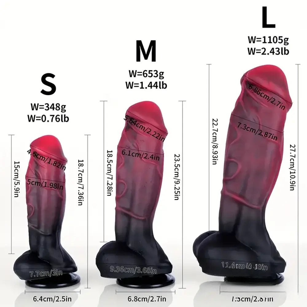 Big Thick Fantasy Dildo - Dragon Style Monster Dildo
