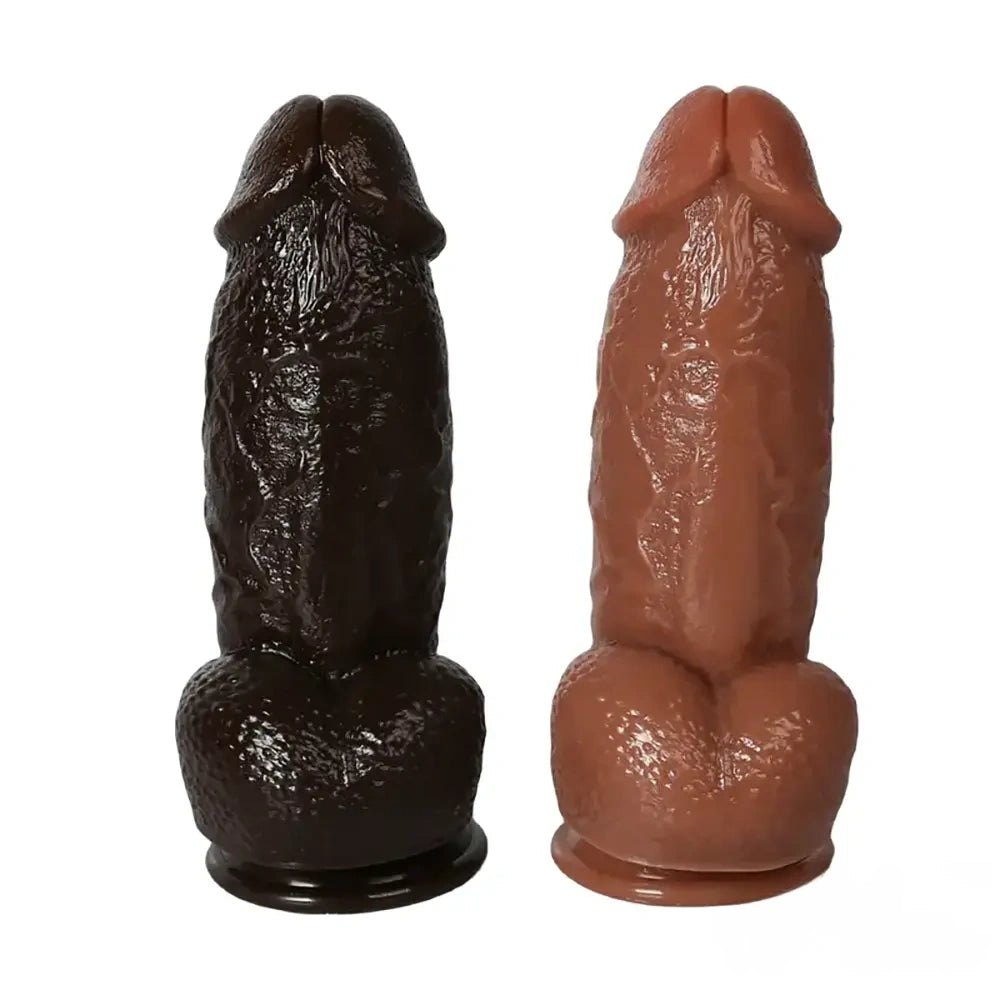 Big Thick Suction Cup Dildo 8.7 In - Realistic PVC Dildo