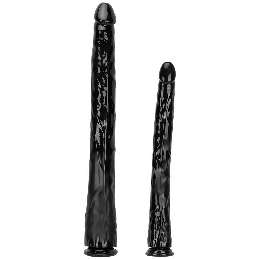 Black Anal Dildo S/L - Realistic Dual Density Dildo