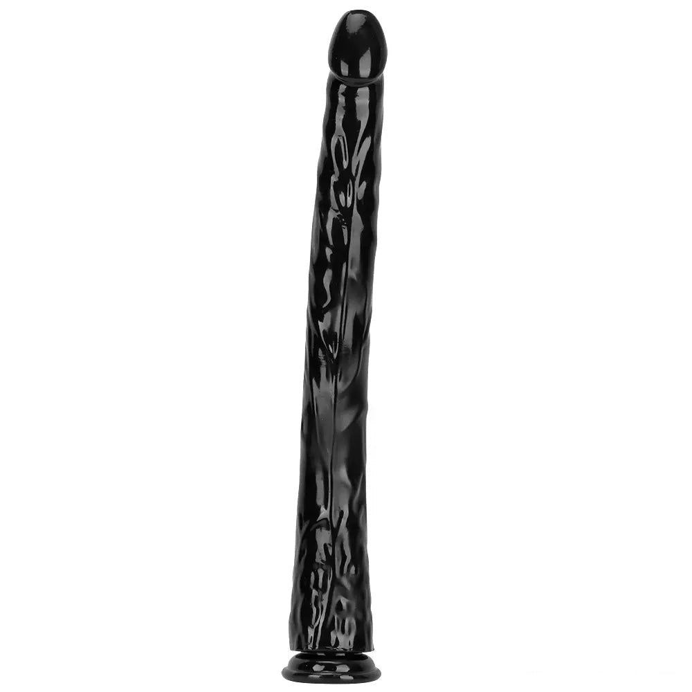 Black Anal Dildo S/L - Realistic Dual Density Dildo