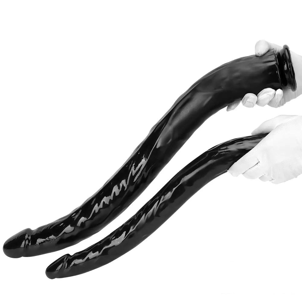 Black Anal Dildo S/L - Realistic Dual Density Dildo