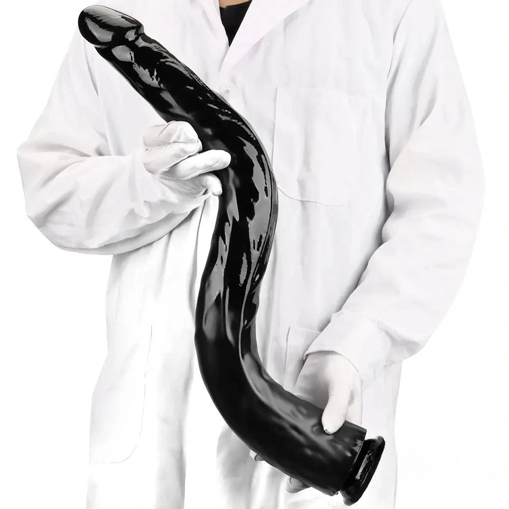 Black Anal Dildo S/L - Realistic Dual Density Dildo