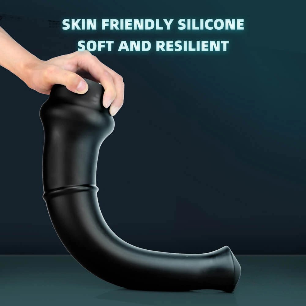 Black Curved Horse Dildo - Animal Horse Dildo