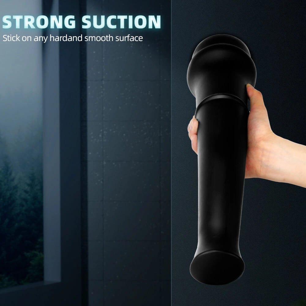Black Curved Horse Dildo - Animal Horse Dildo