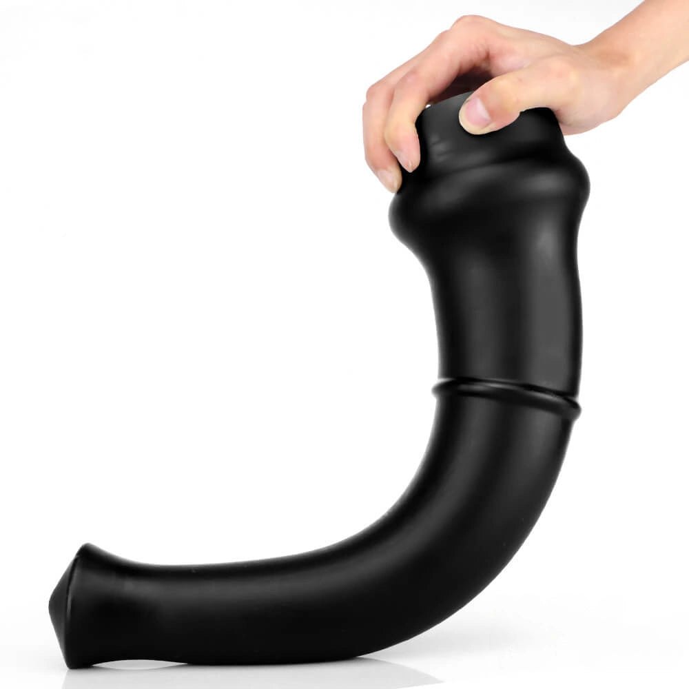 Black Curved Horse Dildo - Animal Horse Dildo