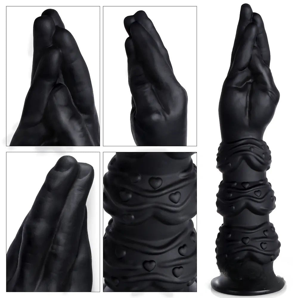 Black Fist Hand Fantasy Dildo - Silicone Monster Dildo