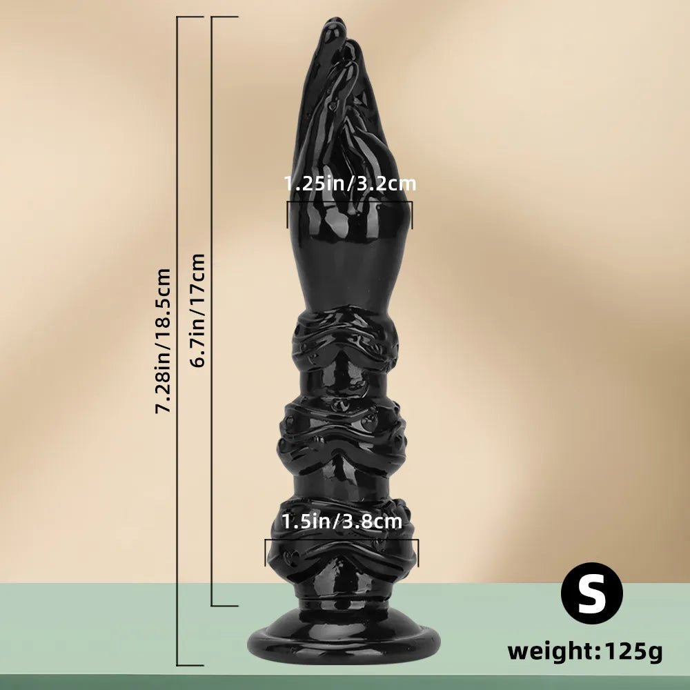 Black Fist Hand Dildo - Huge Giant Fisting Dildo