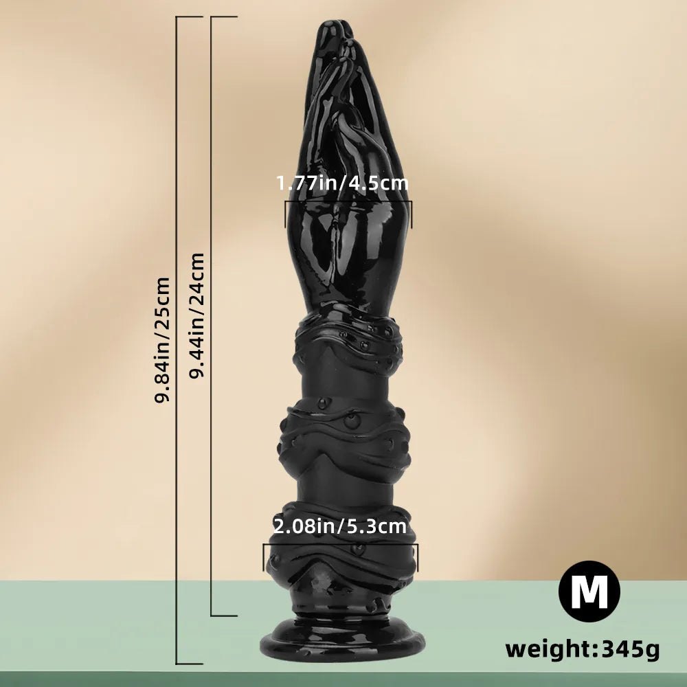 Black Fist Hand Dildo - Huge Giant Fisting Dildo