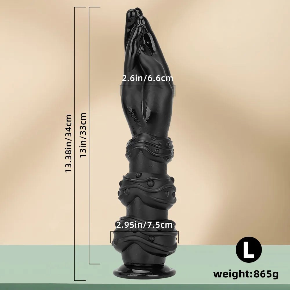 Black Fist Hand Dildo - Huge Giant Fisting Dildo