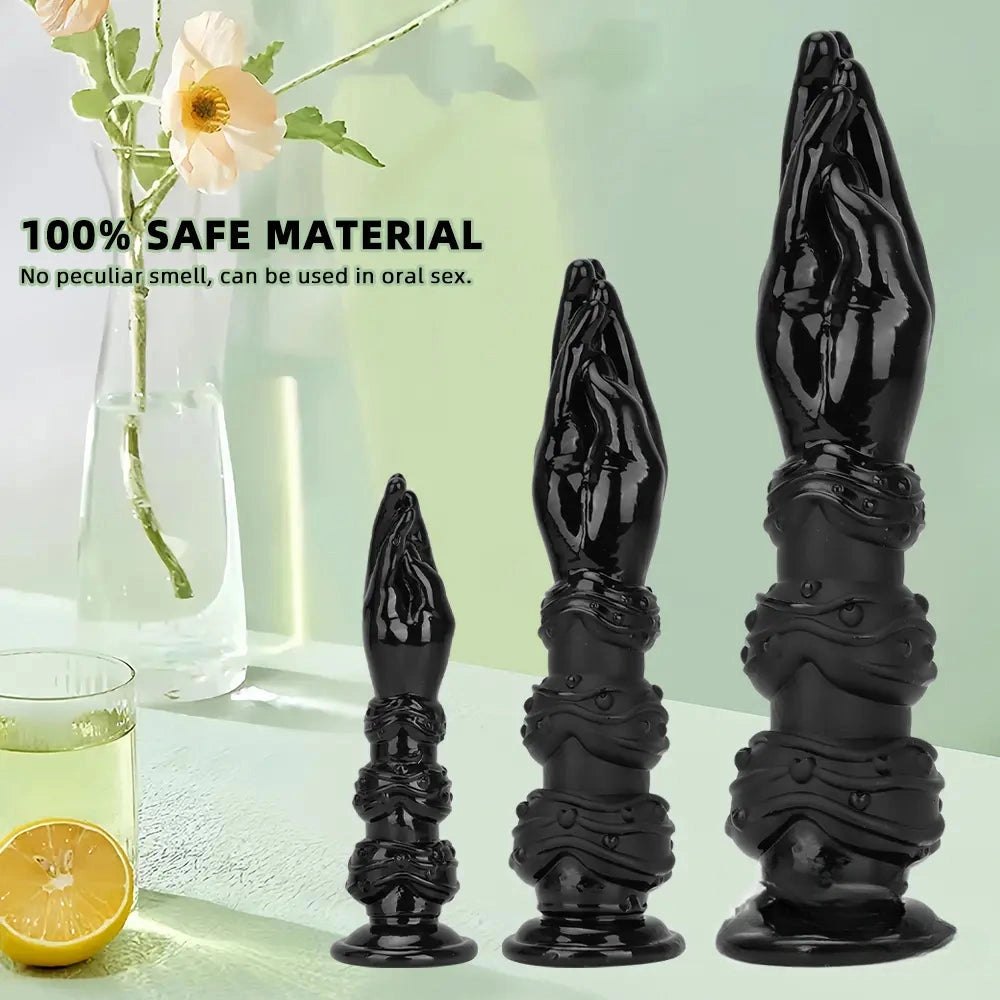 Black Fist Hand Dildo - Huge Giant Fisting Dildo