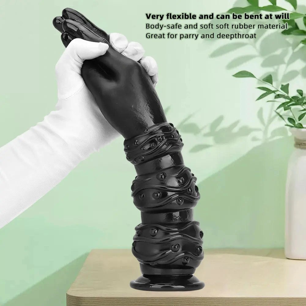 Black Fist Hand Dildo - Huge Giant Fisting Dildo