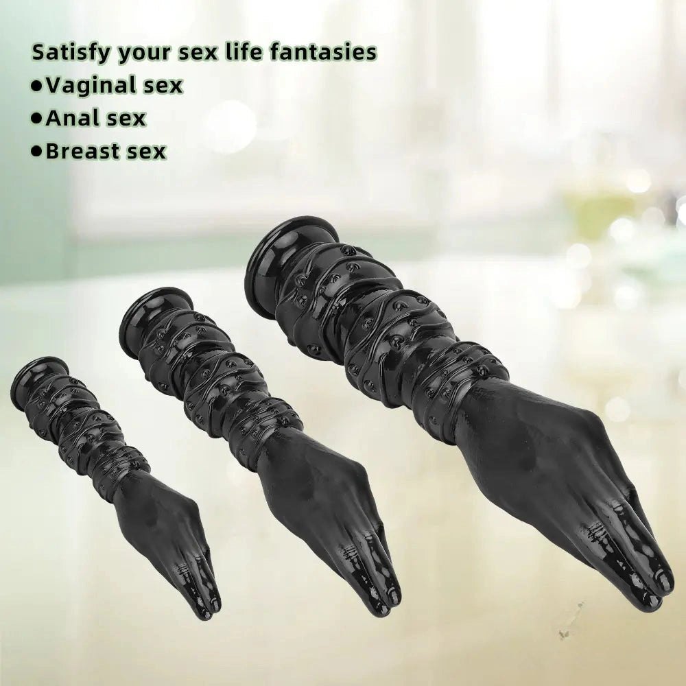 Black Fist Hand Dildo - Huge Giant Fisting Dildo