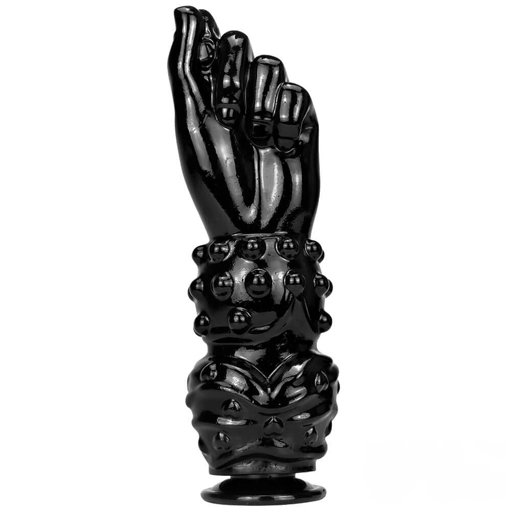 Black Fisting Hand Dildo 3.15in - Extra Thick Large Dildo