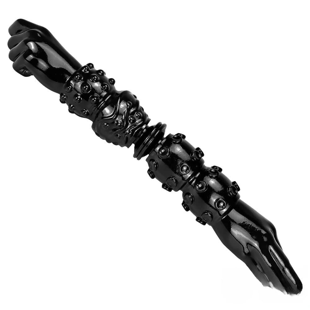 Black Fisting Hand Dildo 3.15in - Extra Thick Large Dildo