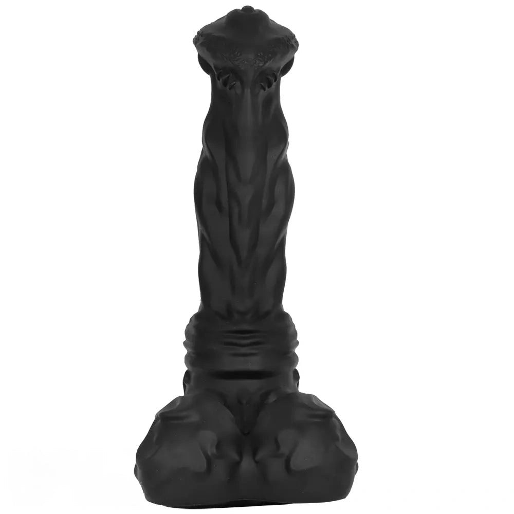 Black Harness-Ready Animal Dildo - Horse Dildo