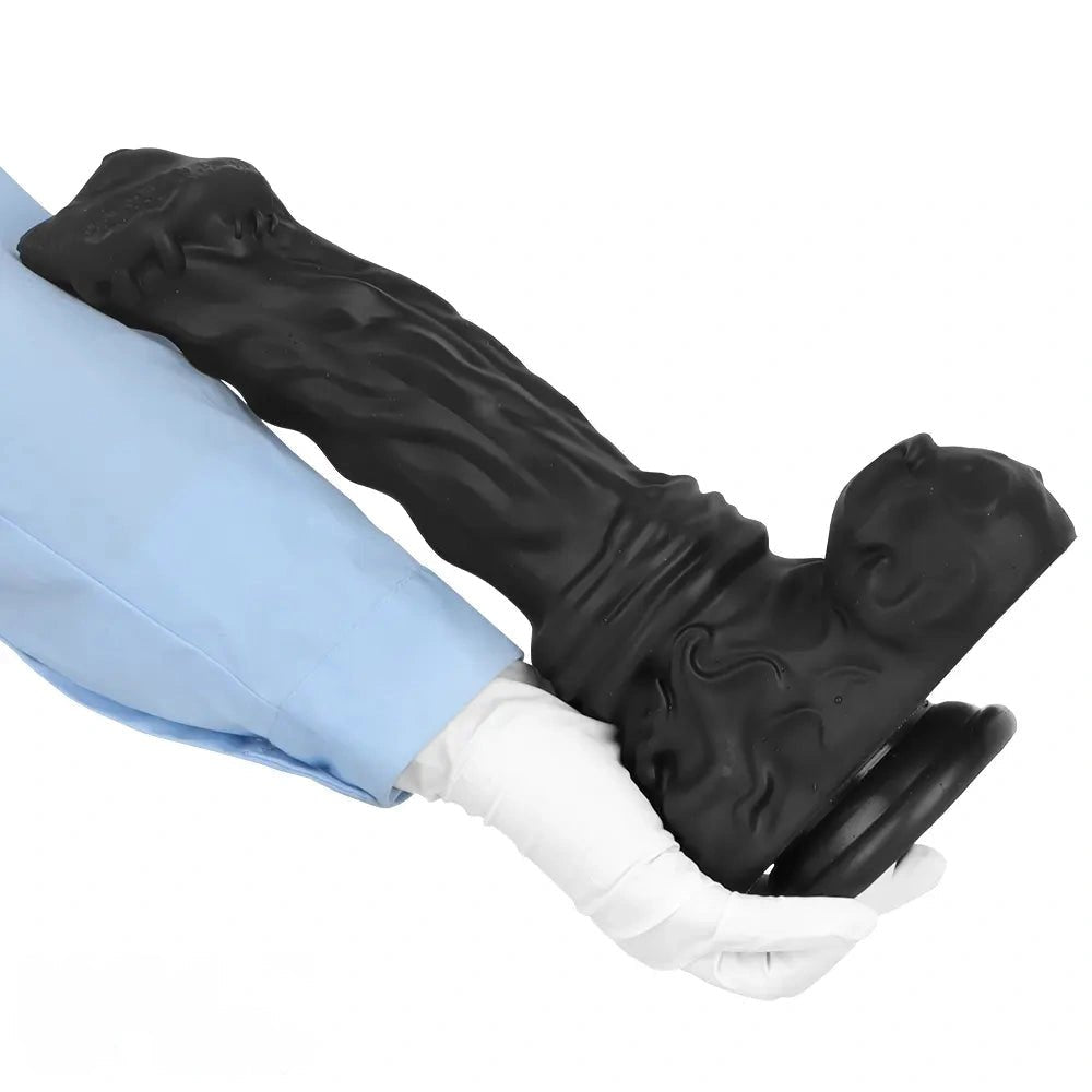Black Harness-Ready Animal Dildo - Horse Dildo