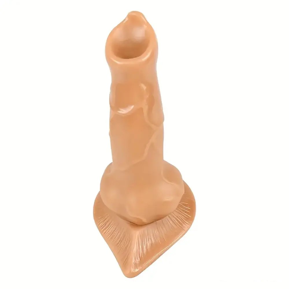Black Knot Animal Dildo - Dog Knot Dildo With Suction
