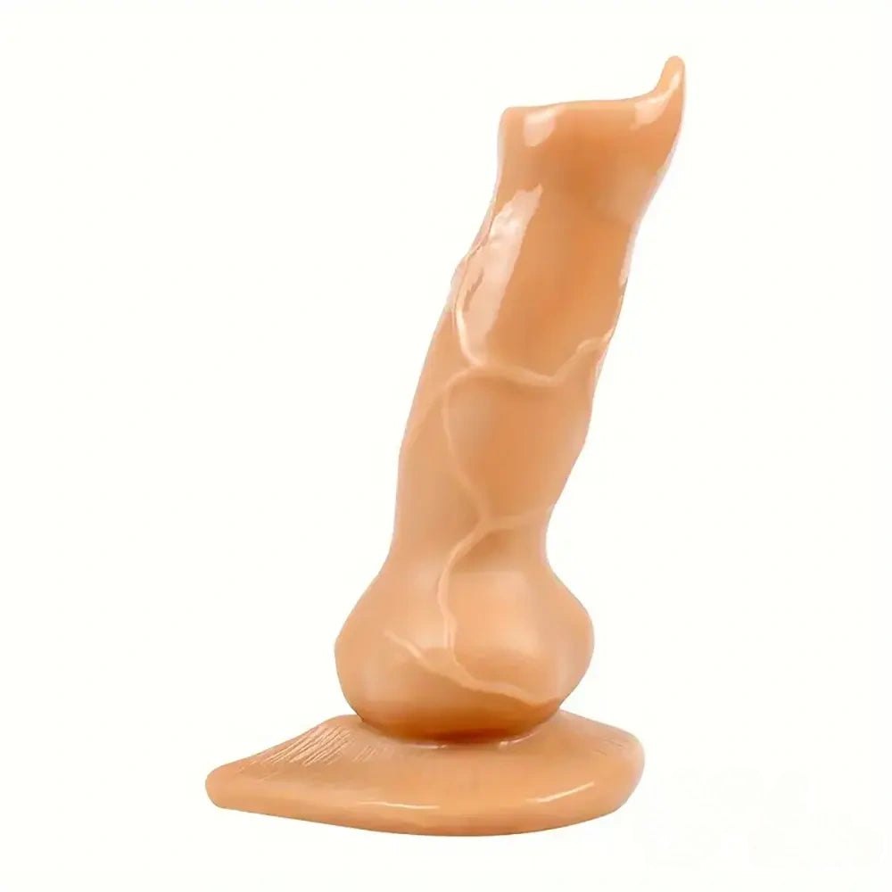 Black Knot Animal Dildo - Dog Knot Dildo With Suction