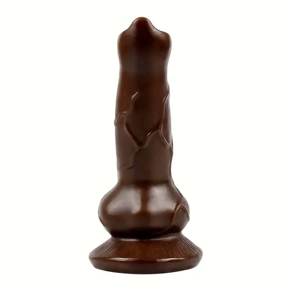 Black Knot Animal Dildo - Dog Knot Dildo With Suction