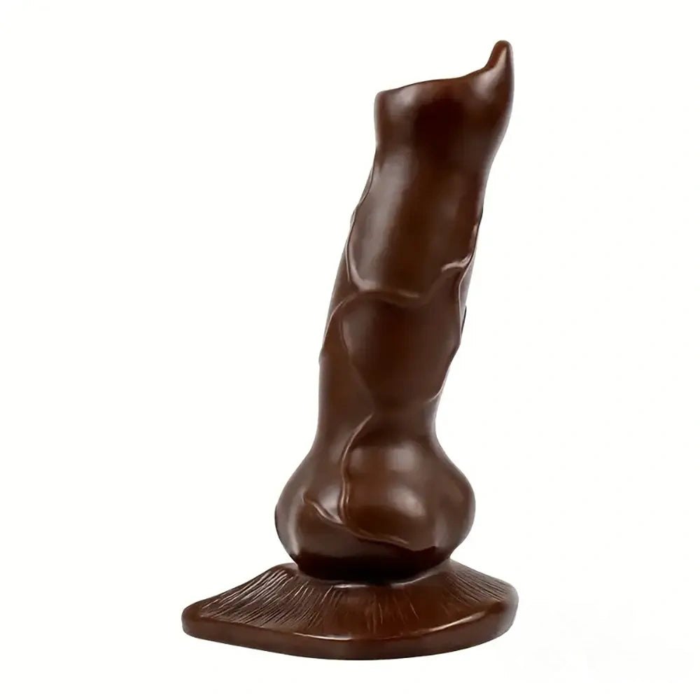 Black Knot Animal Dildo - Dog Knot Dildo With Suction