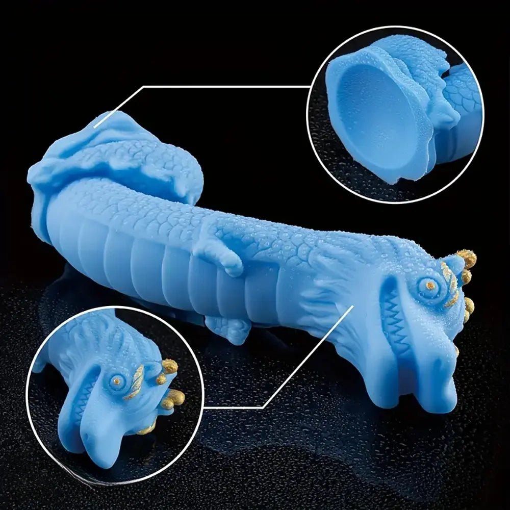 Blue Dragon Fantasy Dildo - Fantasy Monster Dildo