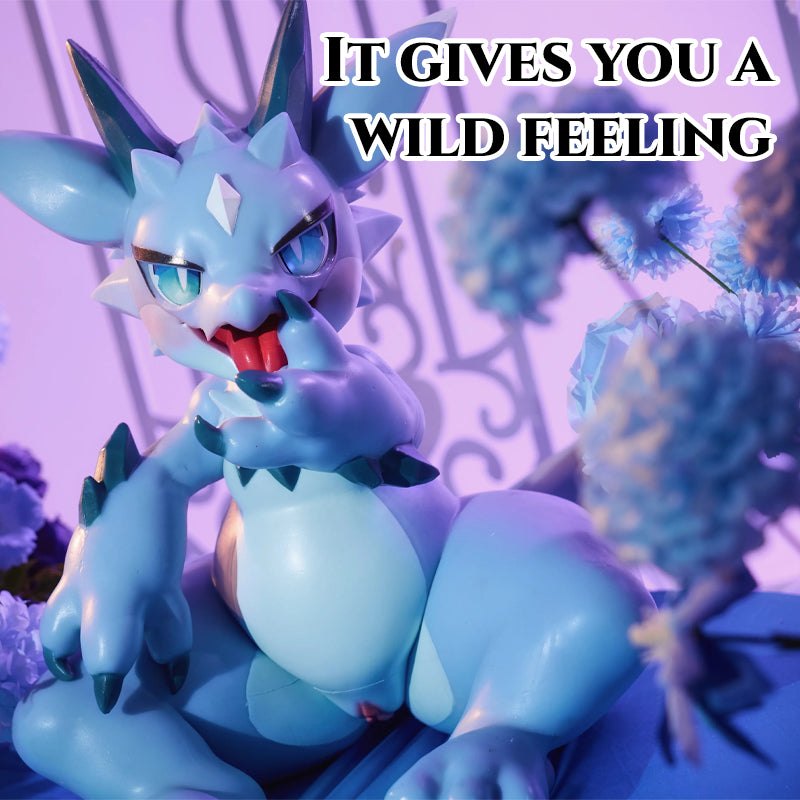 Blue Ice Dragon Creature Sex Doll - Fantasy Monster Sex Doll