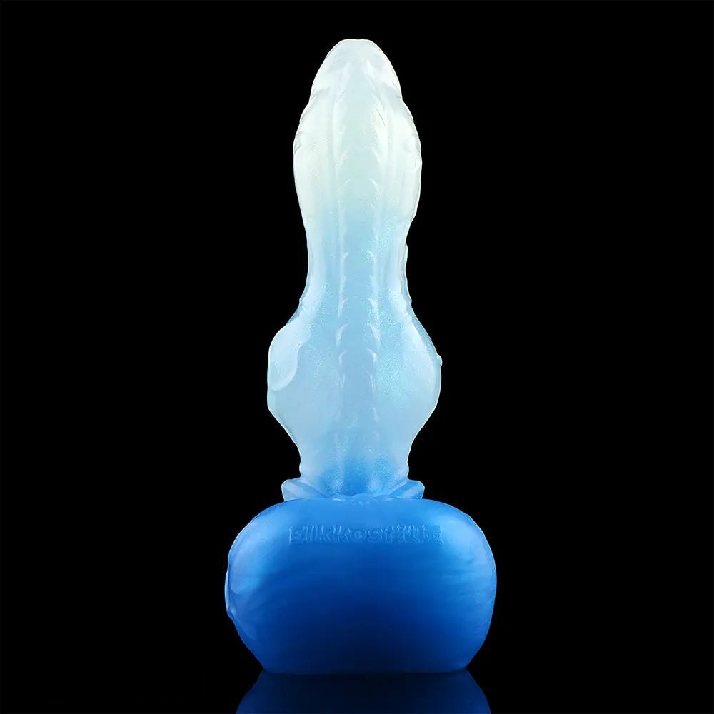Blue Knotted Animal Dildo - Knotted Dog Dildo