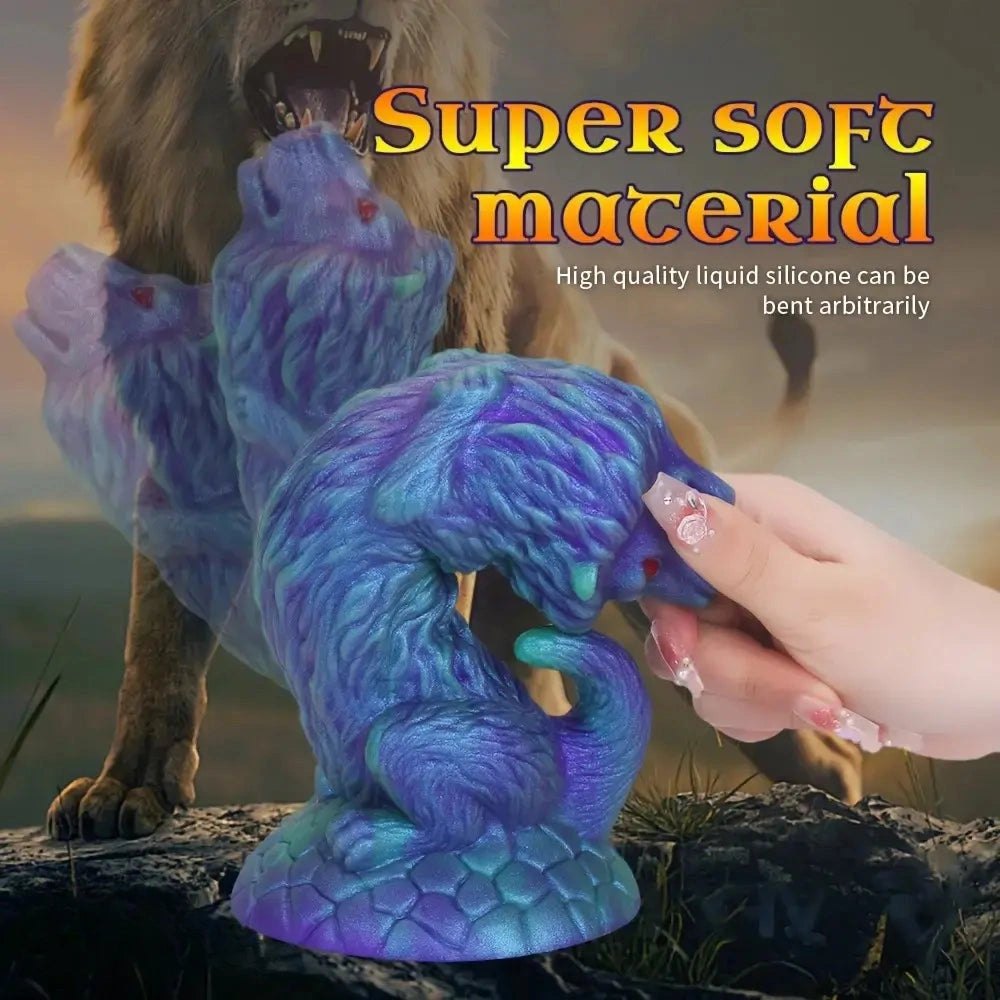 Blue Lion Animal Dildo - Big Lion Animal Dildo