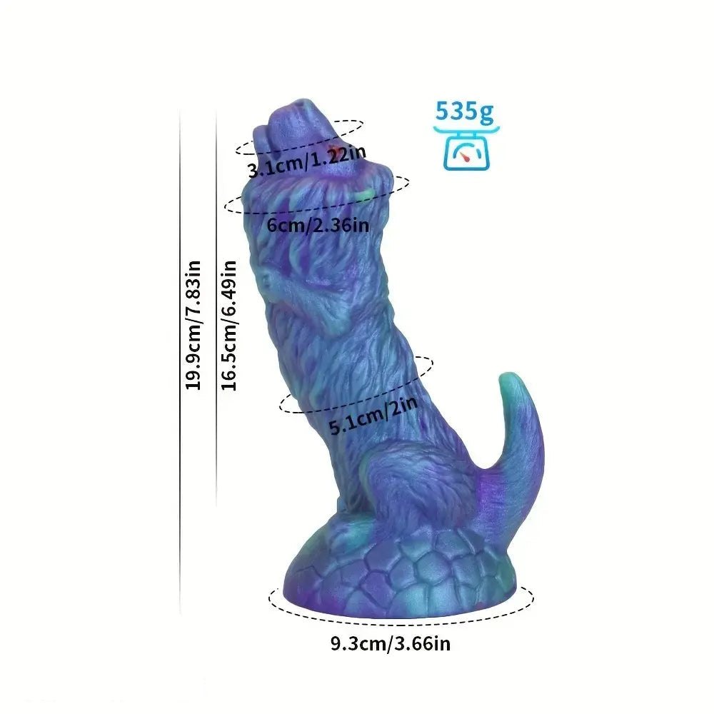 Blue Lion Animal Dildo - Big Lion Animal Dildo