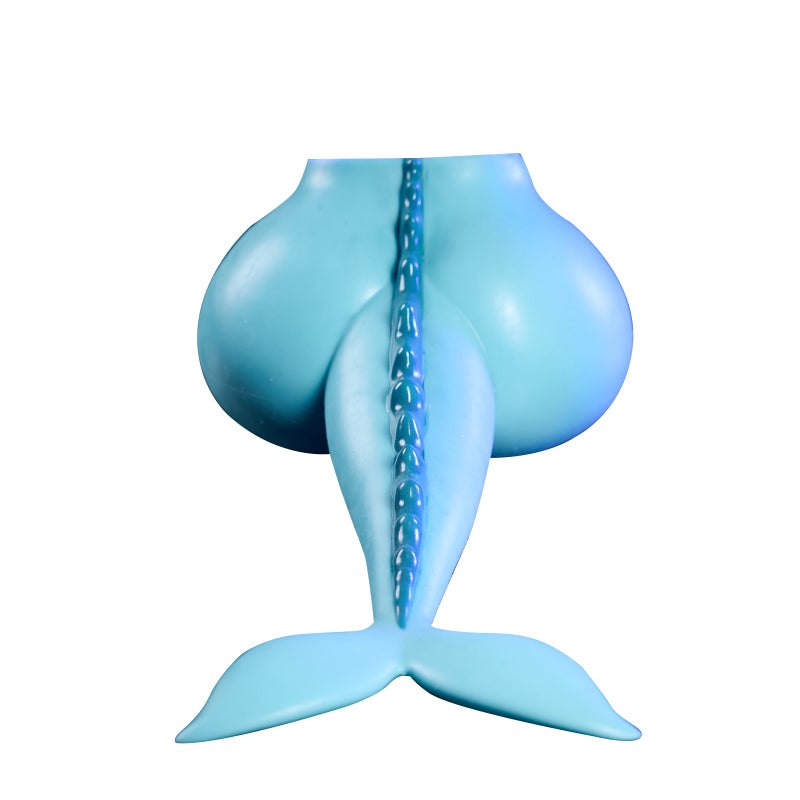 Blue Mermaid Tail Fantasy Torso - Fantasy Furry Butt Toy