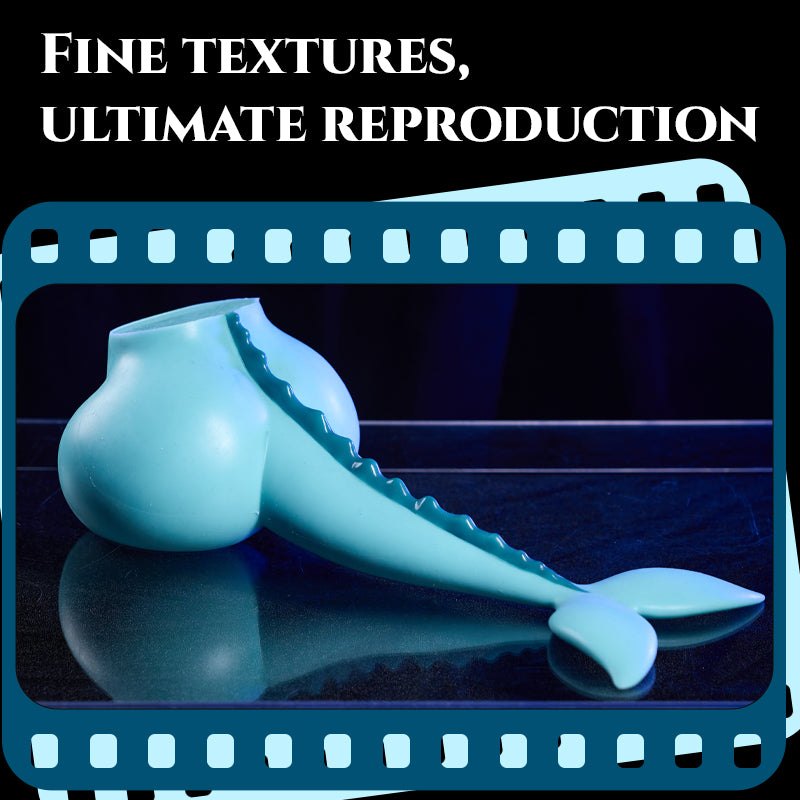 Blue Mermaid Tail Fantasy Torso - Fantasy Furry Butt Toy