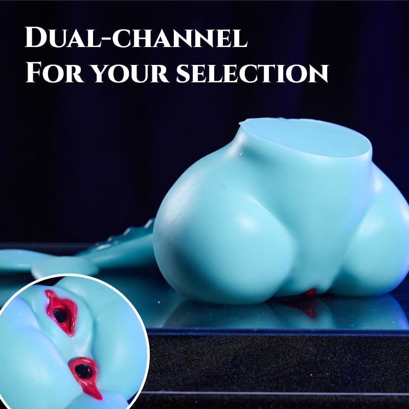 Blue Mermaid Tail Fantasy Torso - Fantasy Furry Butt Toy
