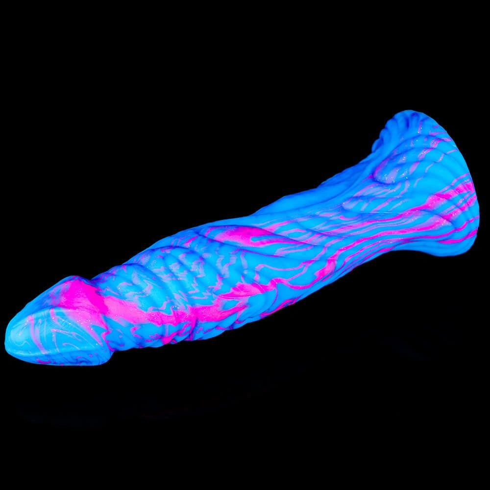 Blue Pink Swirl Fantasy Dildo - Fantasy Dragon Dildo 10.83in
