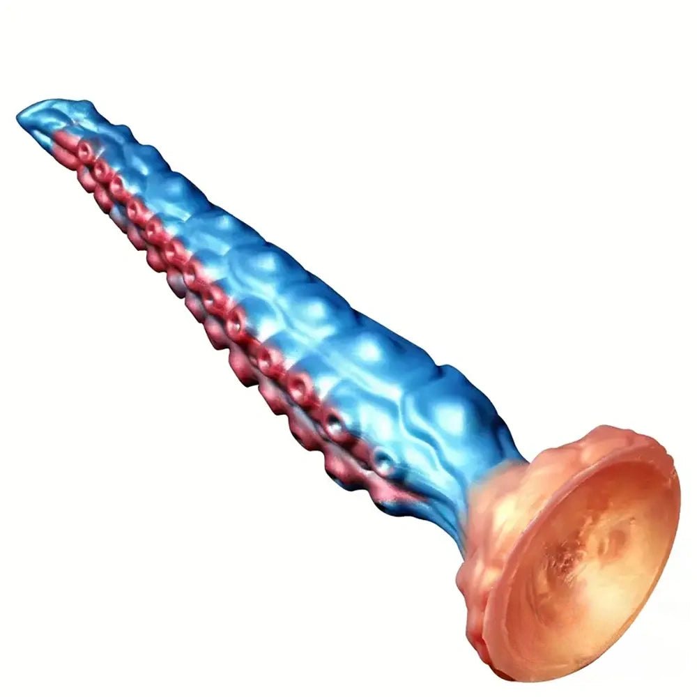 Blue Tentacle Fantasy Dildo - Silicone Monster Dildo