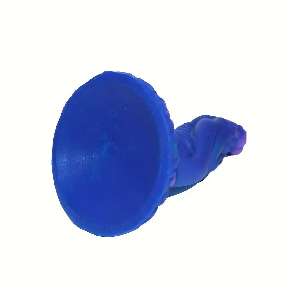 Blue Tentacle Fantasy Dildo - Spiked Silicone Monster Dildo