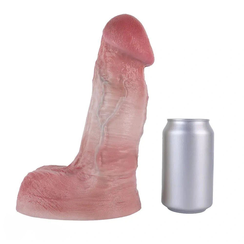 Blue Vein Large Thick Dildo - Large Thick Silicone Dildo
