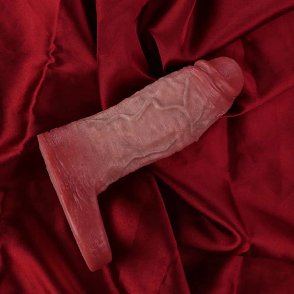 Blue Vein Realistic Cock Sleeve - Hollow Silicone Extender