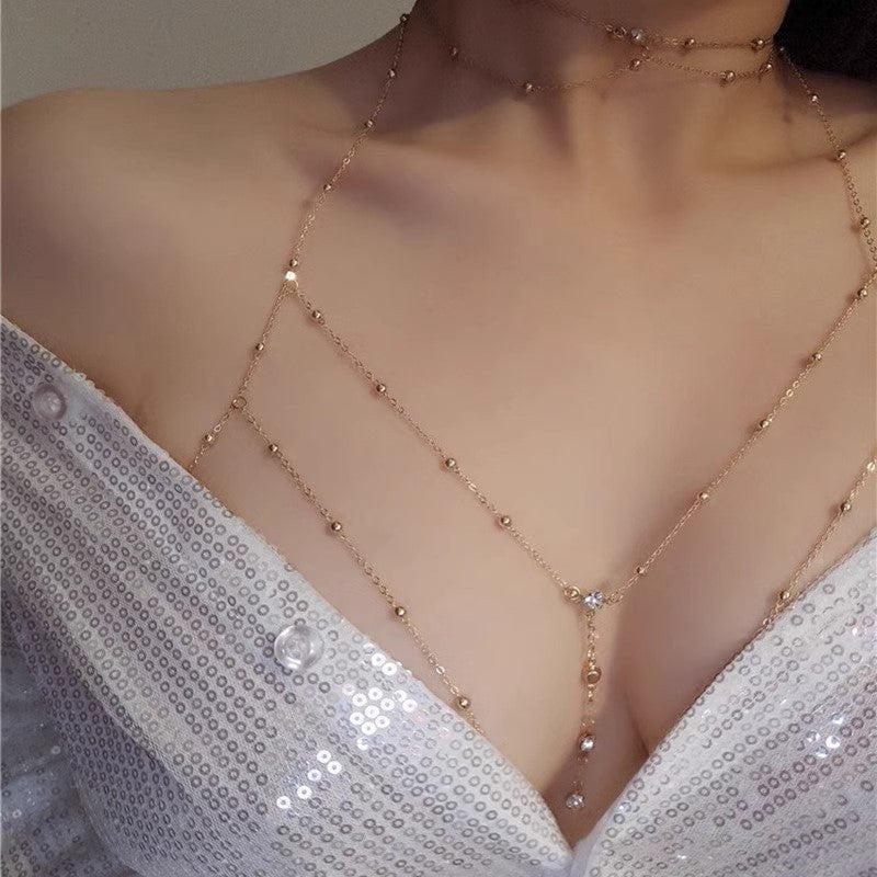 Body Chain Clavicle Necklace - Sexy Lingerie Accessory
