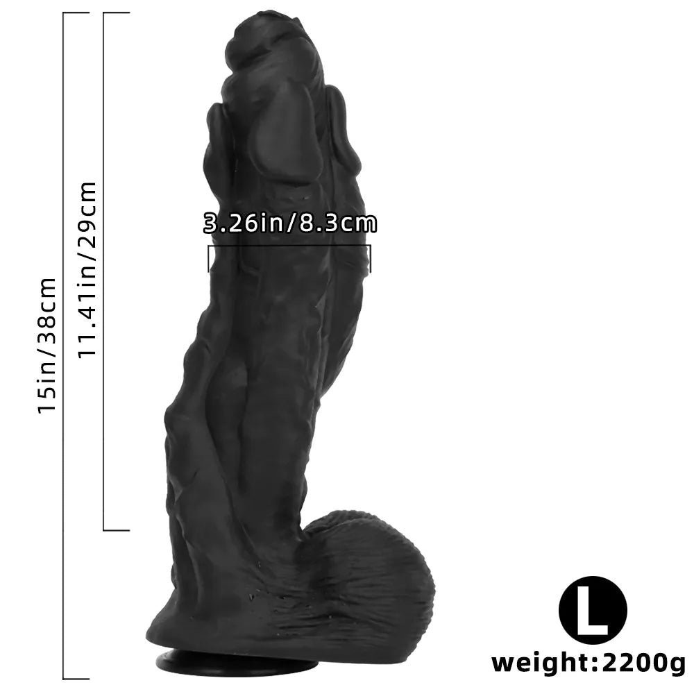 Bold Ridge Fantasy Dildo - Silicone Fantasy Dildo