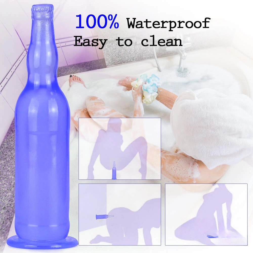 12in Bottle Shape Fantasy Dildo - Novelty Bottle Dildo