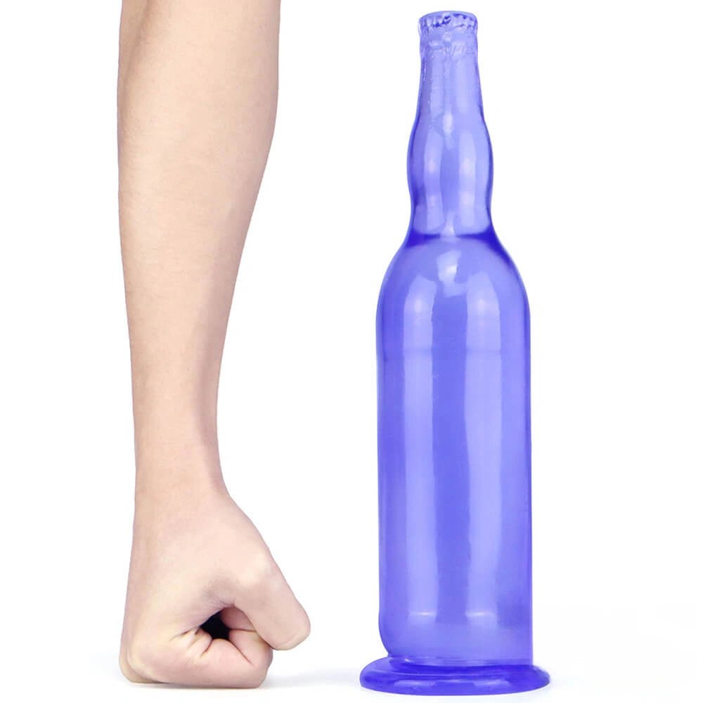 12in Bottle Shape Fantasy Dildo - Novelty Bottle Dildo