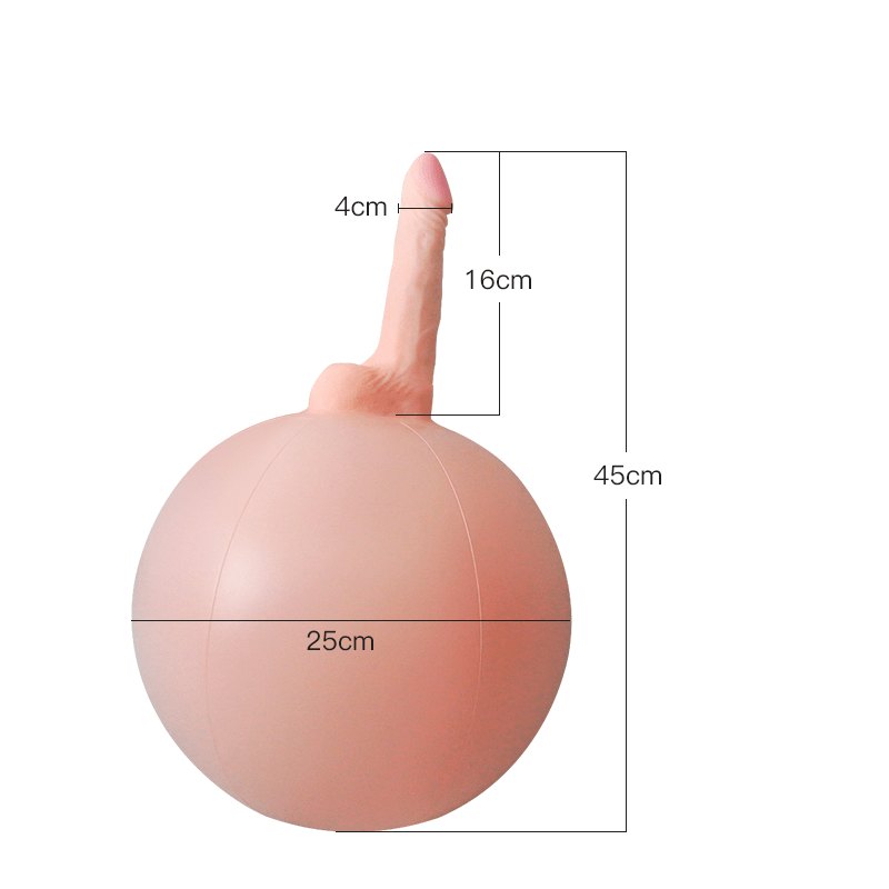 Bouncy Ball Vibrating Realistic Dildo - Realistic Dildo