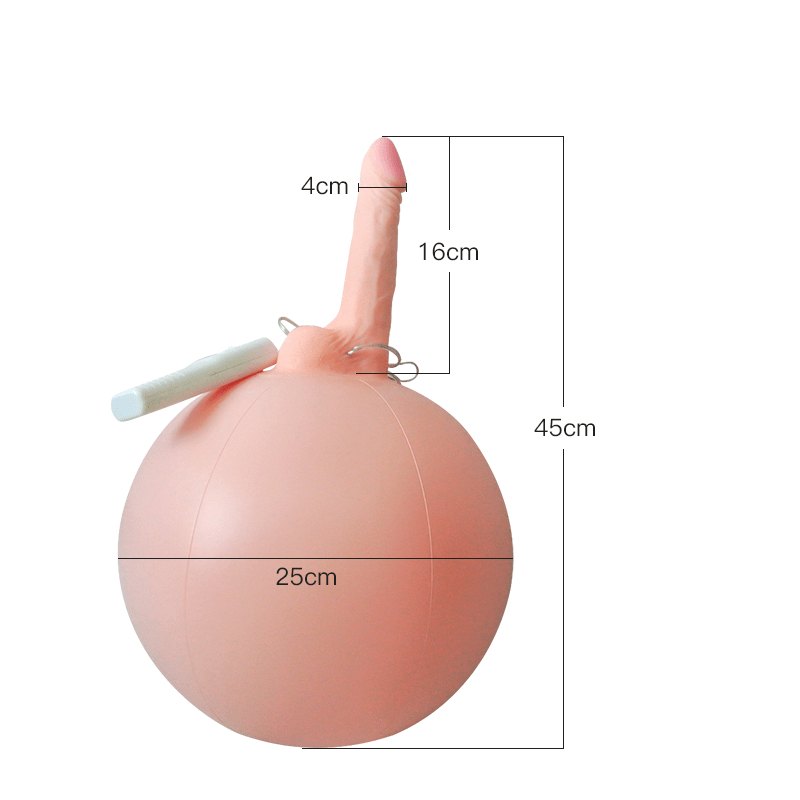 Bouncy Ball Vibrating Realistic Dildo - Realistic Dildo